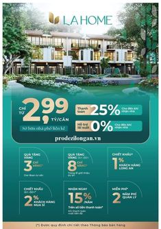 the flyer for lahome's new luxury resort in thailand, with information about its