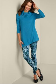 Undeniably perfect, our soft jersey leggings feature a wide waistband with power mesh interior for tummy control - creating a smoother appearance and comfier fit. Sits at natural waist. Best Leggings For Women, Leggings For Women, New Pant, Best Leggings, Soft Surroundings, Wide Waistband, Comfy Fits, Women's Leggings, Must Haves