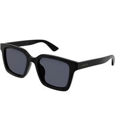 From Gucci&#x2C; these men's sunglasses feature:Injection frameSquare shapeSolid lensRx ableNon-polarizedApprox. 54mm lens- 20mm bridge- 145mm templeImported. Gucci Sunglasses With Tinted Square Frame, Gucci Sunglasses With Tinted Lenses And Square Frame, Gucci Square Frame Sunglasses With Tinted Lenses, Classic Gucci Sunglasses With Mirrored Lenses, Gucci Matte Black Tinted Sunglasses, Gucci Matte Black Sunglasses With Uv Protection, Gucci Square Frame Sunglasses With Uva Protection, Casual Gucci Square Frame Sunglasses, Gucci Polarized Square Frame Sunglasses