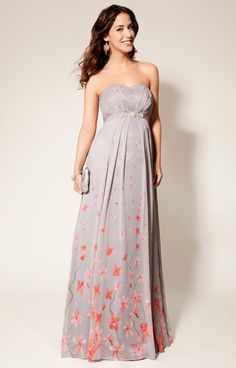 Annabella Silk Maternity Gown Peach Blossom by Tiffany Rose Maternity Dress For Wedding, Gown For Pregnant Women, Maternity Wedding Dresses, Maternity Clothes Summer, Tiffany Rose, Shower Dress, Dresses For Pregnant Women, Pregnant Wedding, Pregnant Wedding Dress