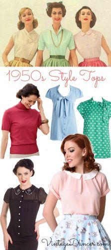 1950s Shirts For Women, 1950s Outfit Ideas, Retro Blouse, 1950s Fashion Dresses, 1950s Outfits, Pinup Style, Poodle Skirt, Pin Up Outfits, Fashion 1950s