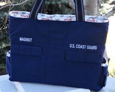 Coast Guard Wife, Sea Bags, Us Coast Guard, My Funny Valentine, Military Spouse, Coast Guard, Funny Valentine, Crafty Ideas, Diaper Bag