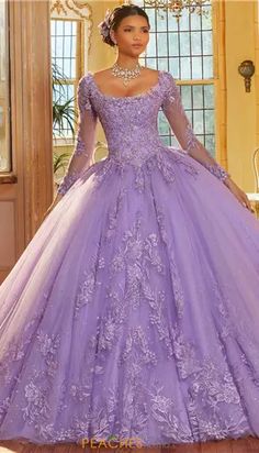 Vizcaya Quinceanera 89153 Dress - Peaches Boutique Light Purple Quinceanera, Light Purple Quinceanera Dresses, Lavender Quinceanera Dresses, Purple Quinceanera, Purple Ball Gown, Purple Quinceanera Dresses, Quinceanera Themes Dresses, Quinceñera Dresses, Pretty Quinceanera Dresses