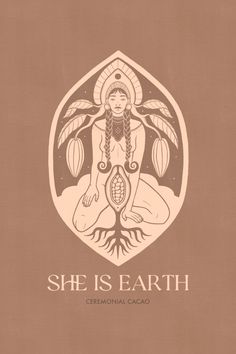 she is earth ceremonial cacaco cover art for the album, she is earth