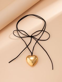 SkuCY-!115257MaterialAlloy FeatureHeart Shape OccasionOriginal Creation , Stylish Selection TypeNecklaces Accessories ColorGOLD,SILVERSizeOne_size Collar Rosa, Elegant Choker, Heart Choker Necklace, Hanging Necklaces, Heart Necklaces, Heart Shaped Necklace, Heart Choker, Heart Pendant Gold, Silver Heart Pendant