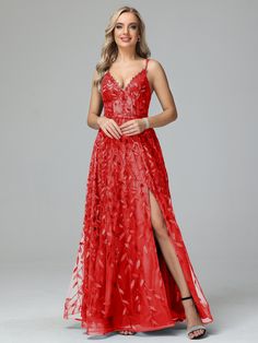 Red 120 Lbs, Prom Dresses Sleeveless, Floor Length Skirt, Dress Purchase, Red Prom Dress, Bride Dresses, Lace Applique, Mother Of The Bride Dresses, Fitted Bodice