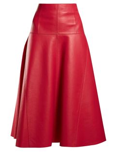 Women Soft Genuine Lambskin Red Knee Length Leather Skirt Pure Hot Party Skirt | eBay A Line Skirt Outfits, Leather A Line Skirt, Long Leather Skirt, Red Leather Skirt, All For Me, Ankle Length Skirt, Leather Midi Skirt, Party Skirt, Line Skirt