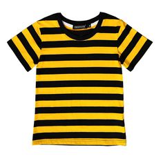 PRICES MAY VARY. Kids Striped T-Shirt - This T-Shirt Features Crew Neck, Short Sleeves, and Striped Design. This T-shirt is Suitable for Summer, Casual Wear, School for Your Children. Pair with Jeans for a Casual Look. Halloween Costume- This Striped Shirt is Also Perfect for Where's Waldo Costumes, and You Can Also Dress Up As a Bumble Bee, Prisoner, Bank Robber, or Sailor for Halloween. Black White Striped Shirt - To Complete Pugsley Addams's Look You Can Pair with the Black Striped Shirt with Casual Striped Tops For School, Yellow Tops For School In Summer, Yellow Summer Top For School, Yellow Summer Tops For School, Yellow T-shirt For School, Yellow T-shirt For School In Summer, Yellow Summer T-shirt For School, Kids 4th Of July Shirt, Kids 4th Of July