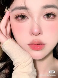 Coral Makeup, Makeup Ulzzang, Makeup Asian, Chinese Makeup