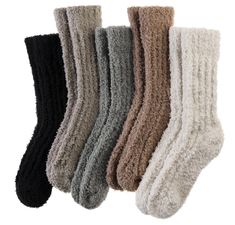 PRICES MAY VARY. Cozy & Warm: Our women's fuzzy slipper socks are made with a blend of high-quality materials. They are incredibly soft, breathable, and durable, providing cloud-like comfort that will keep your feet and toes warm during cold weather. Let these cozy socks protect your feet and provide lasting warmth on chilly winter days! Fluffy & Soft: Our slipper and sleep socks for women are designed with high-tech microfiber, elastic fabrics, and soft-touch features to ensure maximum comfort Sleep Socks, House Socks, Outdoor Socks, Cabin Socks, Fluffy Socks, Soft Slippers, Fuzzy Slippers, Fuzzy Socks, Cozy Socks