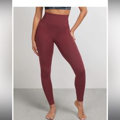 Stori Opposition Tight In Heather Merlot. Nwt And Still In Plastic From Shipping. Super Cute And Have Pockets. Sold Out Online Katy Hearn, Checkered Pants, Army Pants, Color Block Leggings, Red Leggings, Green Leggings, Running Leggings, Lululemon Women, Compression Leggings