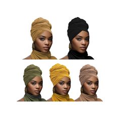 PRICES MAY VARY. Material: 5PCS (Black, brown, brown, green, yellow) 100% Plyoster,super soft,comfy,and stretchy,light and flexible,Elastic bandanas can be firmly fixed,perfect for all of your favorite wrap styles! Size:71''X 31.5'',Our stretch women's headscarves are large enough in size,and you can style and change it many different ways day by day,Even if you have thick or big hair,this scarf is enough! Styles: Enjoy your Various Hairstyles,be it long curls, braids, dreadlocks, loc.,tie,wrap Cheap Summer Headwrap One Size Fits Most, Cheap Trendy Adjustable Headwrap, Trendy Cheap Headwrap With Matching Headband, Adjustable Trendy Headwrap At Affordable Price, Dresses And Head Wraps, Cheap Trendy Headwrap With Matching Headband, Cheap One Size Headwrap With Matching Headband, African Tribe Woman Costume, Cheap Summer Headwrap