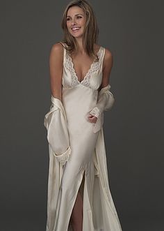 Luxury silk nightgown Elegant Silk V-neck Nightgown, Elegant Evening Nightgown With V-neck, Elegant Night Dress With Lace Bodice, Elegant Silk Sleepwear With V-neck, Elegant Silk V-neck Sleepwear, Elegant V-neck Silk Sleepwear, Elegant Silk Nightgown With V-neck, Elegant V-neck Nightgown, Elegant Lace Nightgown With Delicate Lace