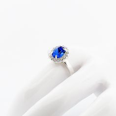 Here is the pretty Ovalia ring... This classic but timeless style ring is made up of a 925 silver ring and a superb blue oval-shaped Swarovski crystal ("Sapphire"). The multi-faceted crystal is set with prongs, allowing it to capture and reflect light from all angles. The combination of 925 silver and Swarovski® crystal makes this a timeless piece that will add a touch of color and sparkle to your jewelry collection. Stone dimensions: 8 x 6 mm Also available in other colors. Your jewel will be d Elegant Sapphire Crystal Ring In Cubic Zirconia, Blue Oval Birthstone Ring With Halo Setting, Elegant Sapphire Crystal Ring For Formal Occasions, Classic Formal Sapphire Crystal Ring, Classic Sapphire Crystal Ring For Formal Occasions, Classic Sapphire Crystal Ring, Classic Blue Sterling Silver Halo Ring, Elegant Oval Crystal Ring With Halo Design, Elegant Sapphire Crystal Ring With Halo Setting