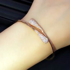 HX Jewelry: Diamond Wrap Cuff Bangle in Solid 18K Gold/Custom Fine Jewelry/Personalization Design/Gift for Women and Girls < I T E M ∙ S P E C I F I C A T I O N S > * Metal Type: Solid 18k Gold (14k/9k Gold or Platinum available upon request) * Metal Color: 18k White Gold, 18k Yellow Gold, or 18k Rose Gold (you can choose) * Diamond Type: Genuine, Natural, 100% Conflict Free Diamonds * Diamond Color: F-G * Diamond Clarity: VS/SI * Diamond Weight: In total approx 0.56 carats < W H Y ∙ Y Rose Gold Bangles, Bracelets Stacked, Gold Kada, Solid Gold Bangle, Modern Bangle, Gold Bracelets Stacked, Colored Diamond Jewelry, Shadi Dresses, Diamond Bangles