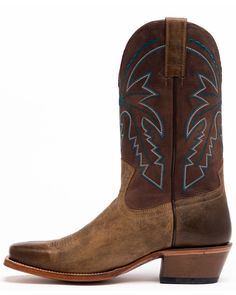 Cody James Men's Potrero Western Boots - Square Toe, Brown Boots Square Toe, Western Cowboy Boots, Western Cowboy, Western Boots, Full Grain Leather, Boots Men, Cowboy Boots, Chelsea Boots, Chelsea