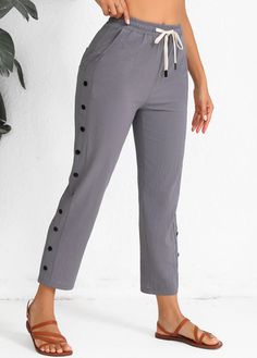 Grey Joggers, Elastic Waist Pants, Waist Pants, Dark Grey, Elastic Waist, Elastic, Grey, Pants, Clothes