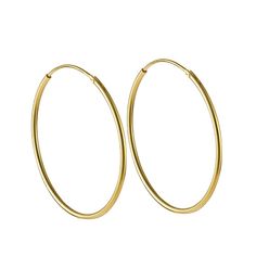 PRICES MAY VARY. High Quality Material: This earrings hoops were made of 925 sterling silver, allergy free, nickel free, lead free, anti-oxidizability and cadmium free Size: Endless earrings hoops diameter: 60 mm. Thickness:1.5mm. Total weight:4.21g. These big hoop earrings are not suitable for children. Fashion Design: The basketball earrings are modern and solid, very shiny and comfortable to wear. Handmade, good polishing, affordable price and fashion appearance Best Gift for women, Lovers, C Cool Street Style, Big Hoop Earrings, Cool Gifts For Women, Round Circle, Earrings Minimalist, Jewelry Earrings Hoops, 925 Sterling Silver Earrings, Elegant Earrings, Minimalist Earrings