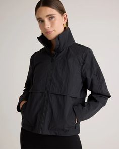 Water Repellant Windbreaker Jacket Windbreaker Jacket Women, Windbreaker Jacket, Quince, Repellent, Water Repellent, Jackets For Women, Size Medium, Size Small, Water