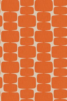 an orange and white background with small squares