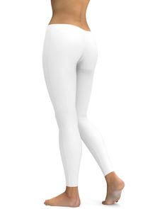 Whiter than Snow, Solid White Leggings These Solid White Leggings are incredibly flattering and a super versatile piece to add to your collection. As you know white is the easiest shade to style, you can wear these as a white on white outfit or pair it back with colors and prints. Made to mould to your body and support your every move. Made from highest quality material: the Gearbunch Solid White Leggings are 100% handmade, squat proof, super soft and comfortable. Make these your next best yoga leggings, workout tights, or everyday pant Be Happy, Be Bright, Be You with Gearbunch White Stretch Tights, White Full Length Tight Tights, White Stretch Footless Leggings, Fitted White Footless Leggings, White Stretch Footless Tights, High Stretch Footless White Bottoms, White Stretch Tights For Yoga, White Full-length Yoga Tights, White Stretch Yoga Tights