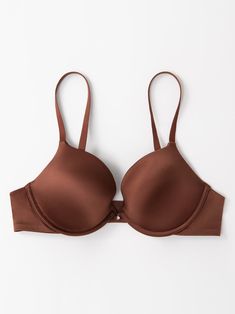 Product Details: 80% nylon, 20% elastane Push Up Effect: Lightly padded bras with soft cotton inside perfectly lift your beautiful breast up, and mold natural shape of the body immediately. This push up bra also features your gorgeous plunge neckline with a cup size up. Ultimate Comfort Material: Smooth and moisture-wicking fabric offers all-day comfort without scratching. Breathable and comfortable, it fits your breast gently with skin-friendly touch. Hand washing suggested. Great Support: Underwire inserted bra supports you for 64 hours. Hook and eye closure at back with adjustable straps just for your best convenience and ease. Basic Collection: This seamless T-shirt bra matchs your everyday choice with five adorable colors. Never troubled about your daily outfit, no matter home-staying Classic Padded Solid Bra, Classic Seamless Bra, Classic Padded Solid Color Bra, Classic Seamless Solid Bra, Classic Seamless Solid Color Bra, Full Coverage Nursing Bra With Padded Cups, Solid Full Coverage Nursing Bra With Padded Cups, Fitted Solid Bra With Removable Pads, Stretch Push-up Bra With Soft Touch