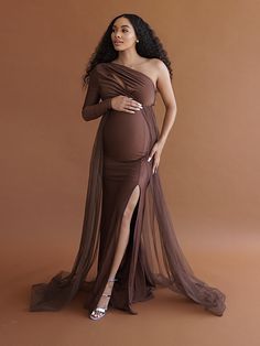 Marilyn Maternity Gown Gold Maternity Dresses, Maternity Occasion Wear, Gold Baby Dress, Gown Colors, Gender Reveal Dress, Tulle Gowns, Elegant Maternity Dresses, Lace Maternity Gown, Sparkle Gown