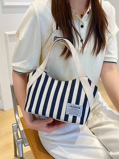 Letter Patterns, Square Bag, Sports Equipment, Fashion Online Shop, Stripes Pattern, Online Fashion, All Fashion, Fashion Inspiration, Men's Clothing