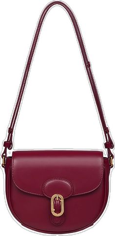 Elegant Burgundy Flap Bag For Travel, Elegant Red Saddle Bag With Gold-tone Hardware, Formal Burgundy Crossbody Flap Bag, Formal Burgundy Shoulder Bag With Adjustable Strap, Burgundy Crossbody Flap Bag For Formal Occasions, Elegant Burgundy Rectangular Flap Bag, Elegant Burgundy Flap Bag For Daily Use, Elegant Burgundy Flap Bag With Detachable Strap, Red Saddle Bag For Formal Occasions