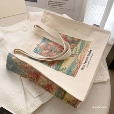 A tote bag depicting Van Gogh's "Blossoming Peach Tree".





 <Size>



 Height: 36cm

 Width: 36cm

 Gusset: 10cm






 <Material>



 thick canvas fabric Large Beige Canvas Tote Bag, Large Size Beige Canvas Travel Bag, Large Beige Canvas Bag, Large Beige Canvas Bag For Travel, Large Beige Canvas Travel Bag, Cream Canvas Travel Gift Bag, Artistic Rectangular Canvas Bag, Beige Canvas Tote Bag, Artistic Beige Rectangular Bag