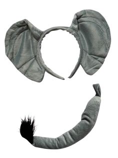 Elephant Headband Ears & Tail, Kid or Adult Costume Accessories - Sydney So Sweet Elephant Costume Women, Kids Elephant Costume, Elephant Halloween Costume, Elephant Headband, Elephant Halloween, Seussical Jr, Elephant Costume, Diy Elephant, Gray Tutu