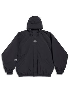 3B Sports Icon hooded ski parka from BALENCIAGA featuring black, ripstop texture, water-repellent, waterproof, reflective effect, logo print at the chest, logo print at the sleeve, stand-up collar, drawstring hood, concealed front zip fastening, two side slash pockets, long sleeves, elasticated cuffs, thumb slots and elasticated hem. We've partnered with Good On You — an independent agency that rates how brands perform in relation to their impact on the planet, people and animals, with a multi-criteria rating simplified to a five points scale. In order to be awarded our conscious label, larger brands need to score a minimum of four out of five ('Good'), while smaller brands must score at least three out of five ('It's a start'). This item comes from a brand rated four out of five ('Good') Sport Icon, Reebok Club C, Planet People, Military Coat, Balenciaga Black, Versace Outfit, Jacket Parka, Balenciaga Triple S, Parka Coat