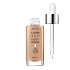 L'Oreal Paris True Match Hyaluronic Tinted Serum Makeup Skincare Hybrid - 4-5 Medium - 1 fl oz Loreal Skin Tint, Serum Makeup, Infallible Foundation, Tinted Serum, Loreal Paris Infallible, Makeup Skincare, L Oreal, Loreal Paris, Product Design