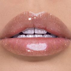 Natural Lip Gloss, Sugarpill Cosmetics, Hot Pink Lips, Rose Gold Sparkle, Shiny Lips, Gloss À Lèvres, Gloss Labial, Lip Shine, Beautiful Lips