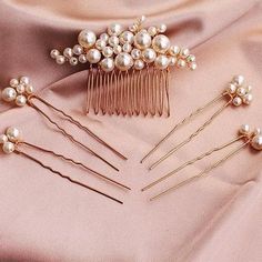 Pearls Wedding Hair, Pearl Hair Pin Wedding, Hair Brooch, Bridal Jewels, Silver Hair Pin, Pearls Wedding, Gold Hair Pin, Hair Comb Bridal, Hair Accessories Pearl