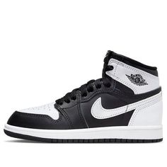 (PS) Air Jordan 1 Retro High OG 'Black White' FD1412-010 Black And White Nike Jordans, Black And White Jordans, Panda Dunks, Basic Clothing, Wedding Tux, Shoes For School, Black And White Nikes, Jordan Ones, White Jordans