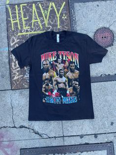 Mike Tyson Shirt, Vintage Rap Tees, Cover Art Ideas, Rap Tee, Mike Tyson, Color Rosa, Buy Vintage, Vintage Shirts, Van Gogh