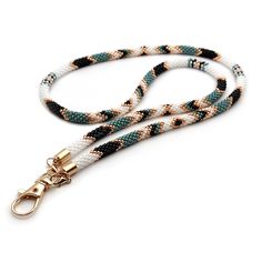 Loom Beaded Lanyard, Lanyard Beading Patterns, Native Beaded Lanyards, Seed Bead Lanyard Patterns, Native American Beaded Lanyards, Beaded Lanyard Patterns, Beaded Lanyards Native American, Seed Bead Keychain, Seed Bead Lanyard