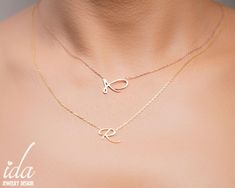 Personalized Dainty Rose Gold Initial Necklace Choker | Etsy Elegant Wedding Initial Necklace With Name, Dainty Initials Charm Necklace For Wedding, Minimalist Initials Charm Necklace For Wedding, Dainty Name Necklace With Initials For Wedding, Delicate Personalized Initial Necklace For Wedding, Minimalist Wedding Charm Necklaces With Initials, Elegant Rose Gold Initial Necklace For Wedding, Elegant Initial Pendant Name Necklace For Birthday, Minimalist Initial Pendant Name Necklace For Wedding