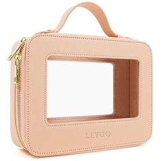 PRICES MAY VARY. CAR MUST HAVE ESSENTIALS CLEAR MAKEUP BAG : Large Size Measuring 9.84'' x 7.67'' x 3.14''(25cm x19.5cm x 8cm), Mini Size 5'' x 4.7'' x 2''(12.7cm x 12cm x 5cm), our clear makeup bag is elegant ,and stylish, this makeup travel organizer was designed in a minimalist boxy shape and Crafted in beautiful PU leather and finished with polished hardware, the trendy makeup bag is easy to carrying in your handbag or carry-on. WATERPROOF & MULTI-FUNCTION:Our cosmetic organizer is roomy to Tsa Toiletry Bag, Tsa Approved Toiletries, Clear Makeup Bag, Clear Travel Bag, Clear Makeup Organizer, Clear Toiletry Bag, Clear Cosmetic Bag, Makeup Bag Travel, Clear Makeup