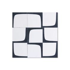 black and white squares are arranged in the shape of rectangles on a white background