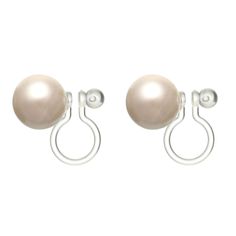 Treat yourself to a timeless look with these classic CLIP-ON Faux Pearl Earrings! For those with unpierced ears, these faux pearls make it easy to add a dash of sophistication to any outfit. Perfect for any occasion, they'll help you stand out in any crowd - no piercings necessary! Both colors are available in 8mm, 6mm, or 5mm. Classic Pearl Drop Clip-on Earrings, Elegant Adjustable Clip-on Earrings For Formal Occasions, Classic Clip-on Pearl Earrings, Classic Pearl Clip-on Earrings For Formal Occasions, Formal Pearl White Clip-on Earrings, Classic Round Pearl Clip-on Earrings, White Metal Clip-on Pearl Earrings, White Clip-on Pearl Earrings Fine Jewelry, Affordable White Pearl Clip-on Earrings