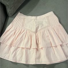 Lined. 100% Cotton. New Without Tags, Only Bc My Daughter Tried It On And Threw The Tag Away. Never Worn. Light Pink. Perfect For Sorority Recruitment. Cotton Flared Skirt For Brunch, Cotton Tiered Mini Skirt For Brunch, Cotton Tiered Skirt For Brunch, Feminine Cotton Bottoms For Brunch, Fitted Cotton Skirt For Brunch, Cotton Skort For Spring Brunch, Spring Cotton Skort For Brunch, Cotton Lined Mini Skirt For Brunch, Cotton Mini Skirt For Spring Brunch