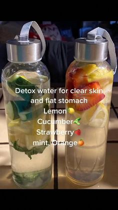 Healthy Water Recipes, Detox Water For Clear Skin, Fedtforbrændende Mad, Makanan Rendah Kalori