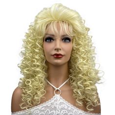 PRICES MAY VARY. 100% Brand new with tag. Length:22" --- style: curly---color: blonde #613, as the picture shows. There may be difference between the picture and the actual product due to the monitor setting. Premium Quality Synthetic Fiber Hair, Comfortable, Nearly to Human Hair. Wig cap: new rose net cap, more comfortable and breathable. Cap size: Average, circumference 22" - 22.75". It can fit most head size. All you need to do is adjust the hooks inside the cap to the correct size to suit your head. Fashionable and stylish long hair wigs looks natural, real, very pretty and feminine, soft touch.You can wear it for parties,halloween,cosplay, daily use Aimole Long Curly Wigs Synthetic Heat Resistant Hair Cosplay Women Wig (613 Blonde) 
Do you want an amazing new looking shape for your sp Long Curly Wigs, Hair Extension Care, Curly Color, Long Hair Wigs, Wigs Synthetic, Long Curly Wig, 613 Blonde, Queen Hair, Wig Accessories