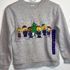 Brand: Peanuts Light Up Christmas Sweater On/Off Switch Is In A Small Pocked Inside Sweater Brand New (Has Size Sticker With No Tag) I Had Multiple Of These In Different Sizes But Only Have Size 7 Left. 61% Cotton 39% Polyesters Peanuts Shirts, Light Up Christmas Sweater, Christmas Merry And Bright, Charlie Brown Christmas, Tie Dye Sweatshirt, Christmas Hoodies, Sweater Brands, Christmas Merry, Sweater Making