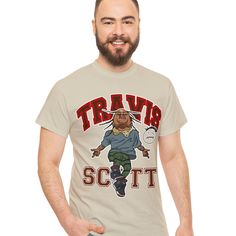 Recommended deadline for delivery by Christmas - Dec. 10 For the Ragers. 🚀 Featuring my original illustration of Travis Scott in the style of a college t-shirt. Stay comfortable and stylish with these ultra soft 100% cotton t-shirts! Printed using DTG technology for bright, long-lasting designs! Unisex sizes, please check size chart for measurements. - Ships out in 3-5 business days Tap here to see all of my items featuring Travis Scott! Thanks for shopping with us! Relaxed Fit College T-shirt With Graphic Print, College Relaxed Fit T-shirt With Graphic Print, College Relaxed Fit Graphic Print T-shirt, Relaxed Fit Graphic Print T-shirt For College, Hip Hop Graphic Print T-shirt For College, Travis Scott T Shirt, Merch Clothing, College T Shirts, Original Illustration