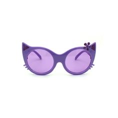 Girl's children size plastic cutie kitten ears vintage retro fashion chic sunglasses. (k877) Size: one size.  Color: Purple.  Gender: female.  Age Group: kids. Vintage Retro Fashion, Flower Cat, Baby Backpack, Chic Sunglasses, Cat Ear, Girl Backpacks, Fashion Chic, Kitty Cat, Cat Ears