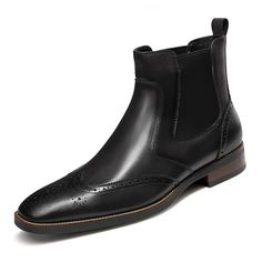 PRICES MAY VARY. Imported If you don't want the ruggedness of tooling boots and feel that the autumn wind is blowing your ankles cold, a simple pair of Chelsea boots is the best choice. good quality leather is make a good pair of leather boots ’first step. pigskin insole is more breathable and soft, that will keep your feet dry for a long time. Custom rubber outsoles weight only 1/3 of common rubber sole, except lighter，also kept it‘s elastic shock absorption,and anti-slip function. Mens Chelsea Boots, Chelsea Boots Leather, Chelsea Boots Men, Dress Boots, Boots Leather, Pig Skin, Kids Luggage, Pharmacy Gifts, Only 1