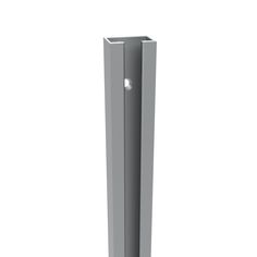 an image of a tall metal object on a white background with clipping for text